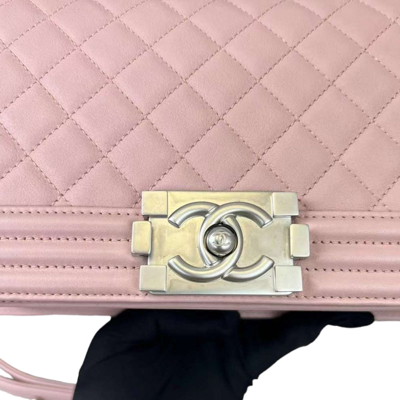 Chanel Medium Lambskin Boy Bag Pink – Now You Glow