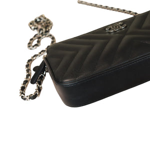 Double Zip WOC Chevron Black SHW