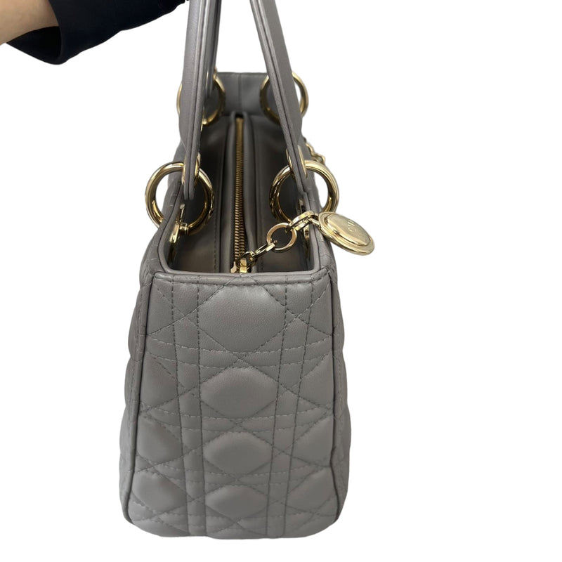 Lady Dior Medium Grey GHW