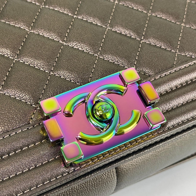 CHANEL, Bags, Chanel Mermaid Iridescent Rainbow Hardware Woc Collectible  Bag