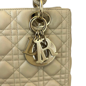 Lady Dior Medium Beige GHW