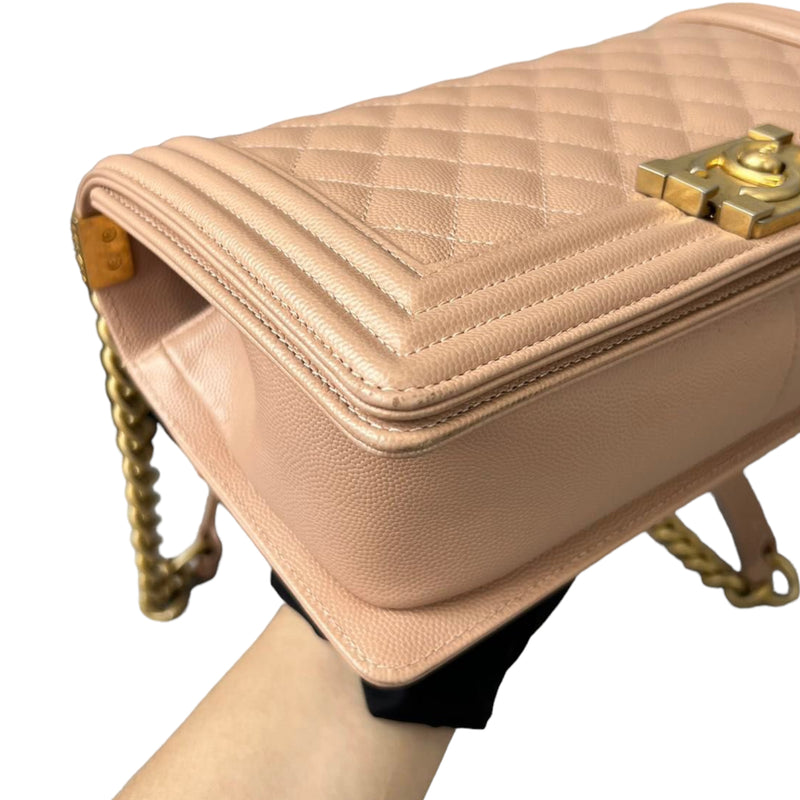 Caviar Boy Old Medium Beige GHW