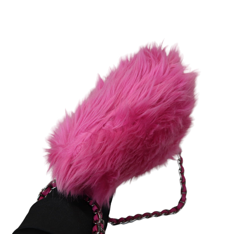 Faux Fur Crossbody Pink SHW