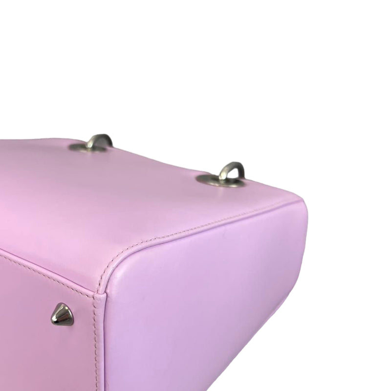 Lady Dior Pockets Medium Lambskin Light Pink GHW