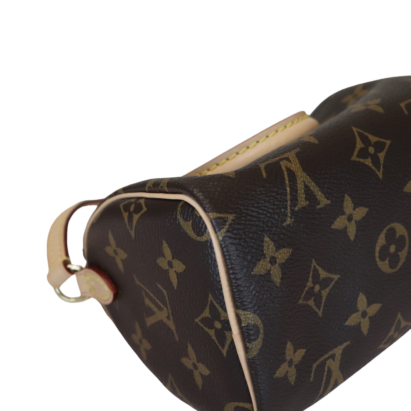 Louis Vuitton Nano Speedy Monogram Canvas Brown