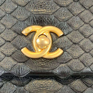 Python Coco Handle Small Flap Black GHW