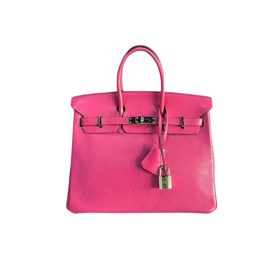 Birkin 25 Fuschia Chevre PHW