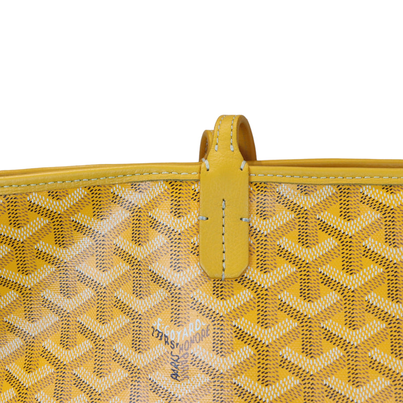 Goyard Pattern Print, Yellow Goyardine Artois mm