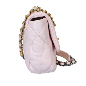 19 Small 22P Goatskin Pink Mixed Hardware