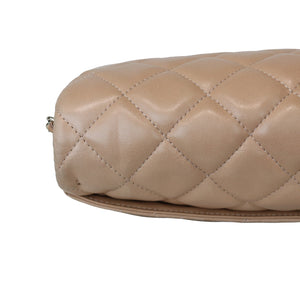 Timeless Clutch in Lambskin Leather Caramel LGHW