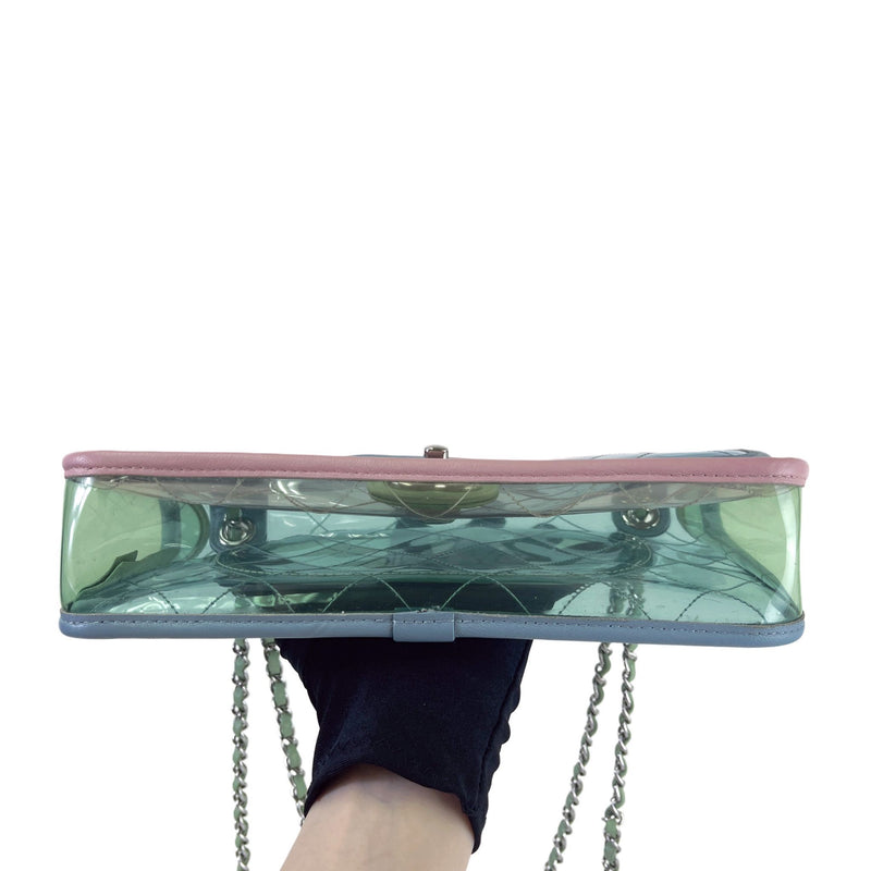 Chanel PVC Coco Splash Mini Flap Bag from 2018 Spring/Summer