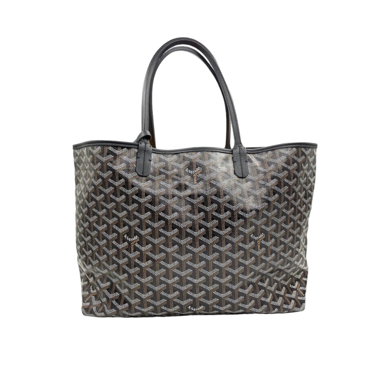 Goyard Grey Goyardine Canvas & Chevroches Calfskin Saint Léger