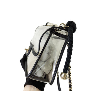 Coco "Sand by the Sea" Runway Pearl Handle Black PVC