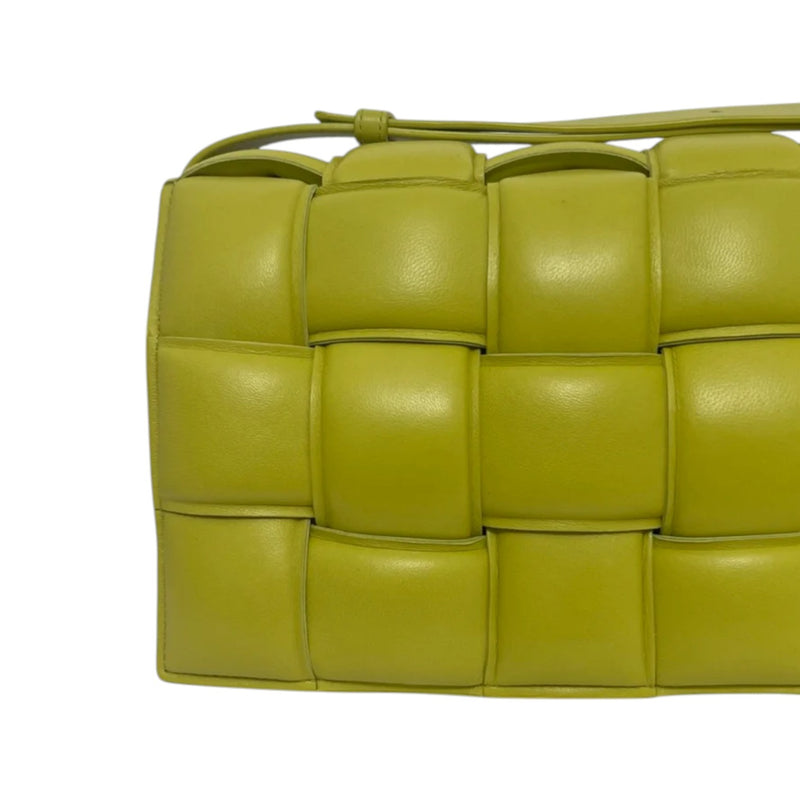 Padded Cassette Nappa Maxi Intreccio Kiwi GHW