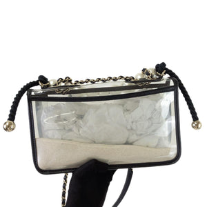 Coco "Sand by the Sea" Runway Pearl Handle Black PVC