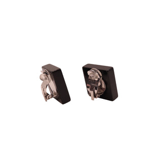 CC Clip-on Vintage Earrings Square