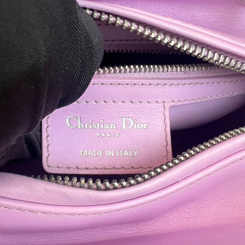 Lady Dior Pockets Medium Lambskin Light Pink GHW