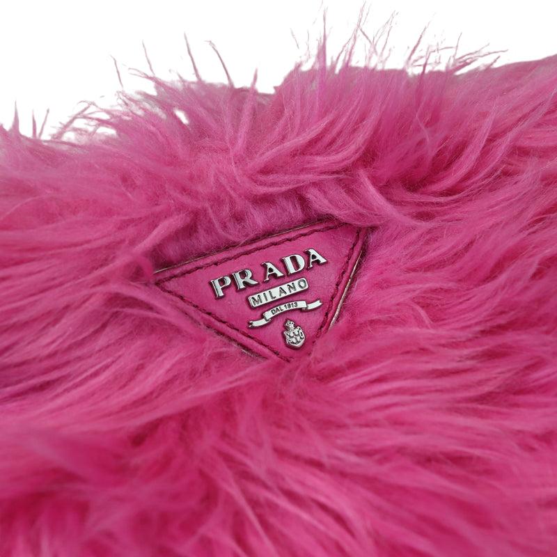 Faux Fur Crossbody Pink SHW
