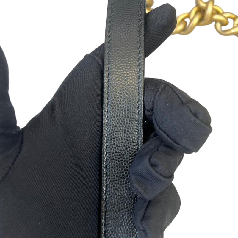 Boy Old Medium Caviar Black GHW