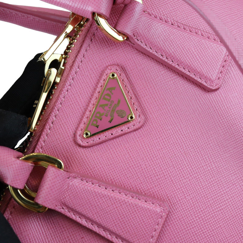 Promenade Mini Saffiano Pink GHW