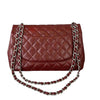 Classic Double Flap Jumbo Caviar Red SHW