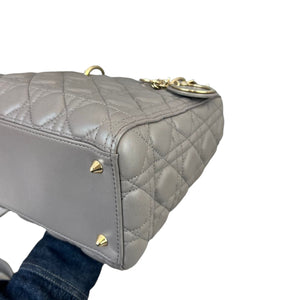 Lady Dior Medium Grey GHW