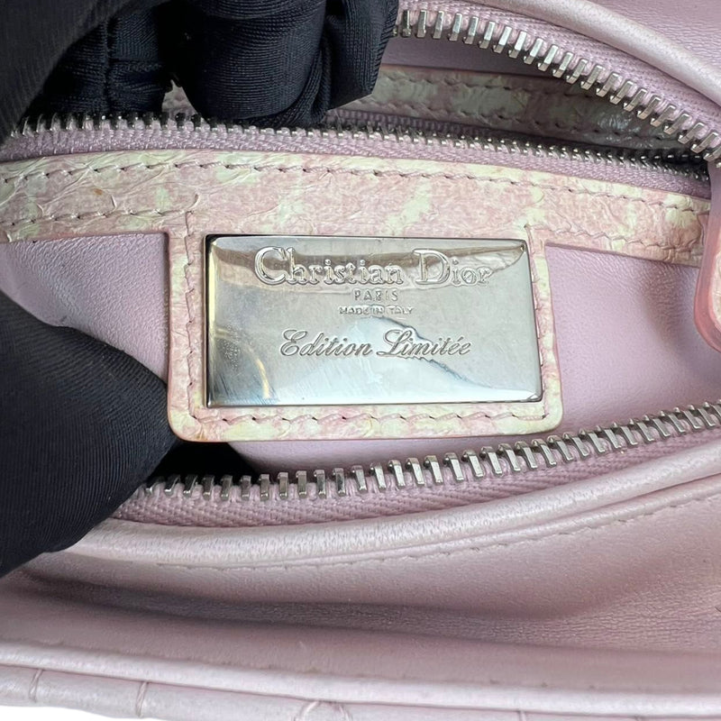 Christian Dior Lady Dior Clutch in Dusty Pink