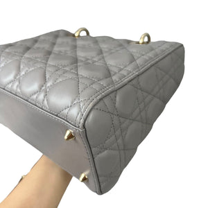 Lady Dior Medium Grey GHW
