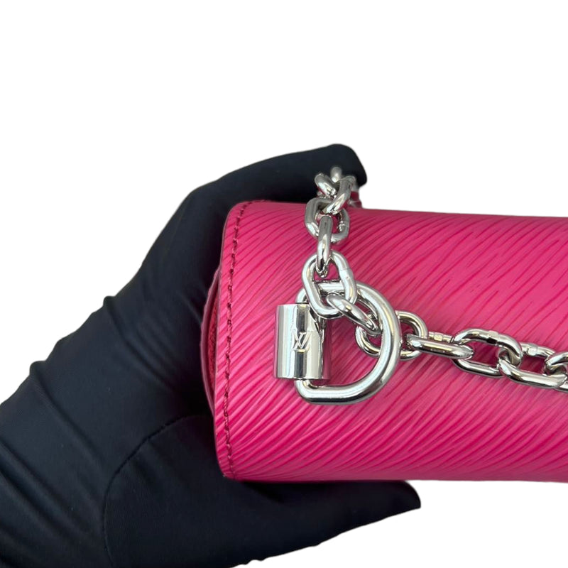 Twist Lock Epi Leather MM Pink GHW