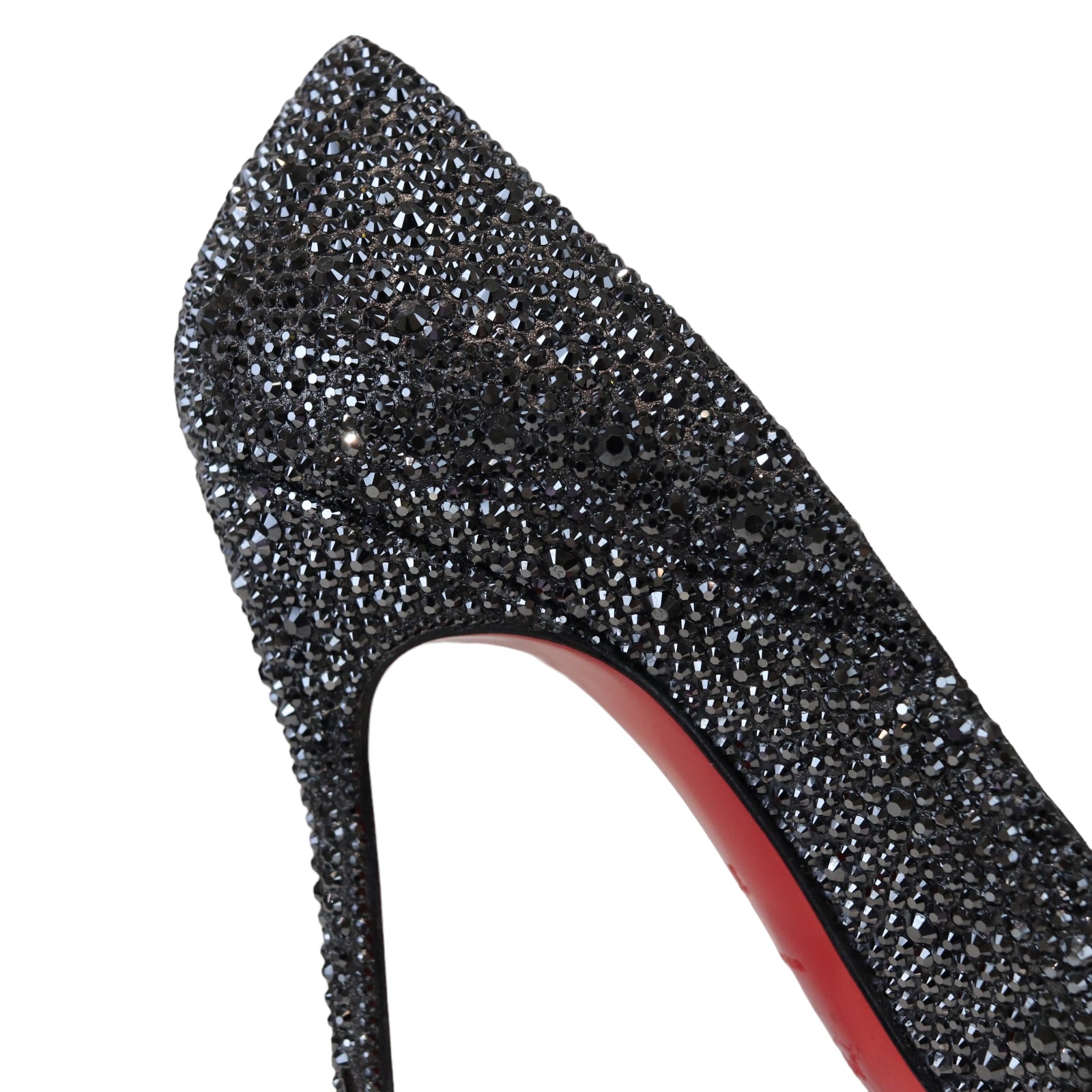 Christian Louboutin グレージュ シンプルパンプ37.5 Pumppie - 85 mm Pumps - Patent calf leather - Blush - Women