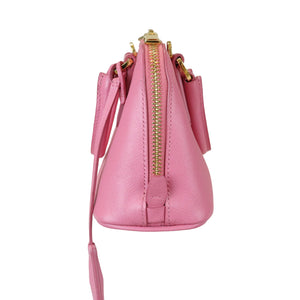 Promenade Mini Saffiano Pink GHW