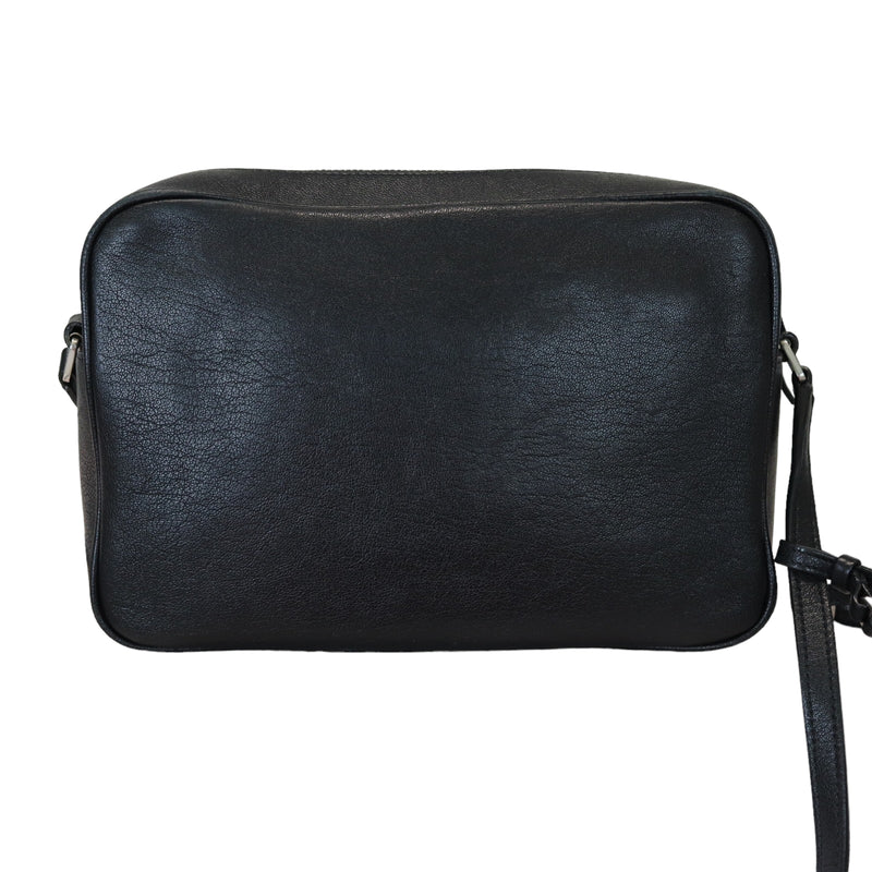 Lou Camera Bag Leather Black SHW