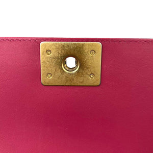 Boy Old Medium Handle Calfskin Pink GHW