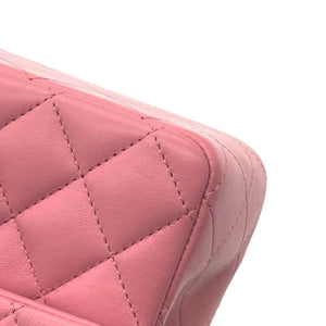 Mini Rectangle Top Handle Lambskin Pink GHW