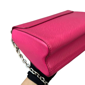Twist Lock Epi Leather MM Pink GHW