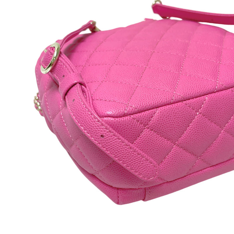 Small CC Day Backpack Caviar Pink GHW