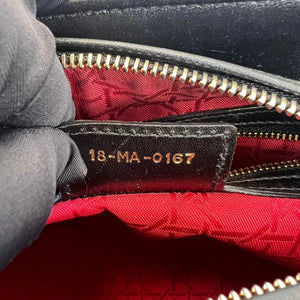 Lady Dior Lambskin Medium Black GHW