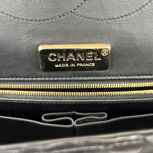 Jumbo Double Flap Python Black GHW