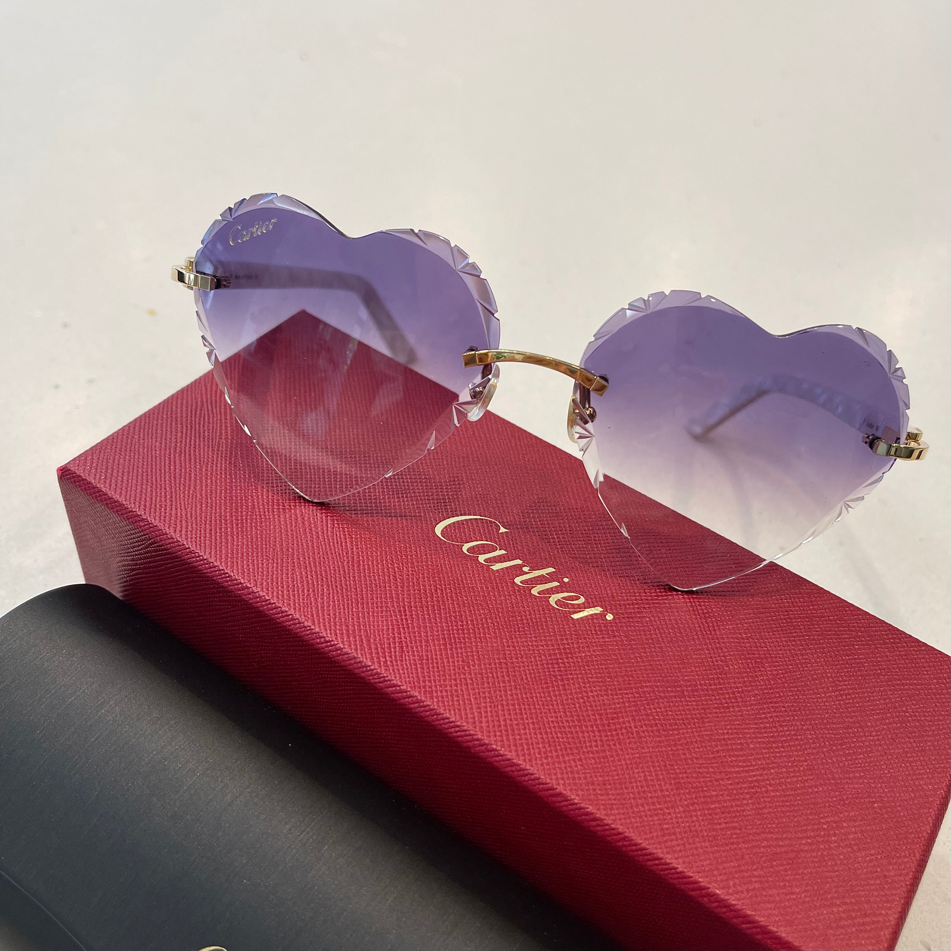 Cartier heart shaped sunglasses hotsell