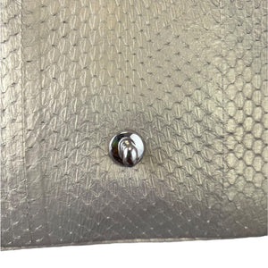 3 Accordion Flap Python Beige SHW