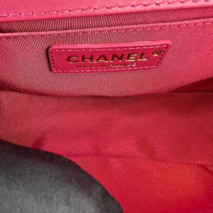 Boy Old Medium Handle Calfskin Pink GHW