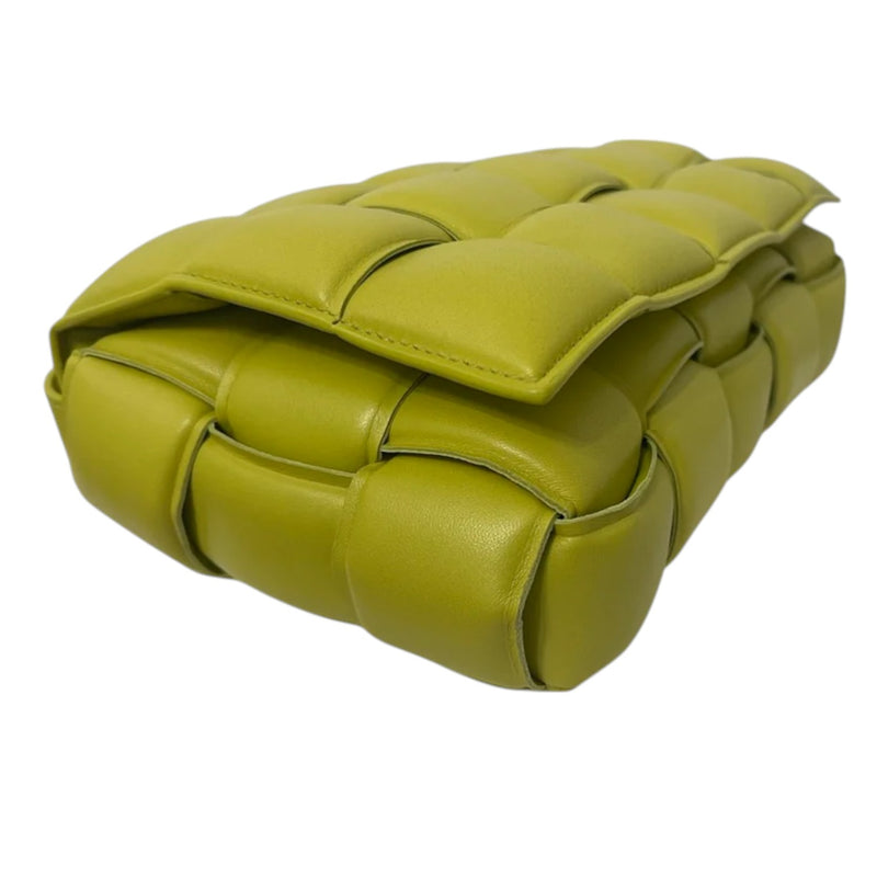 Padded Cassette Nappa Maxi Intreccio Kiwi GHW