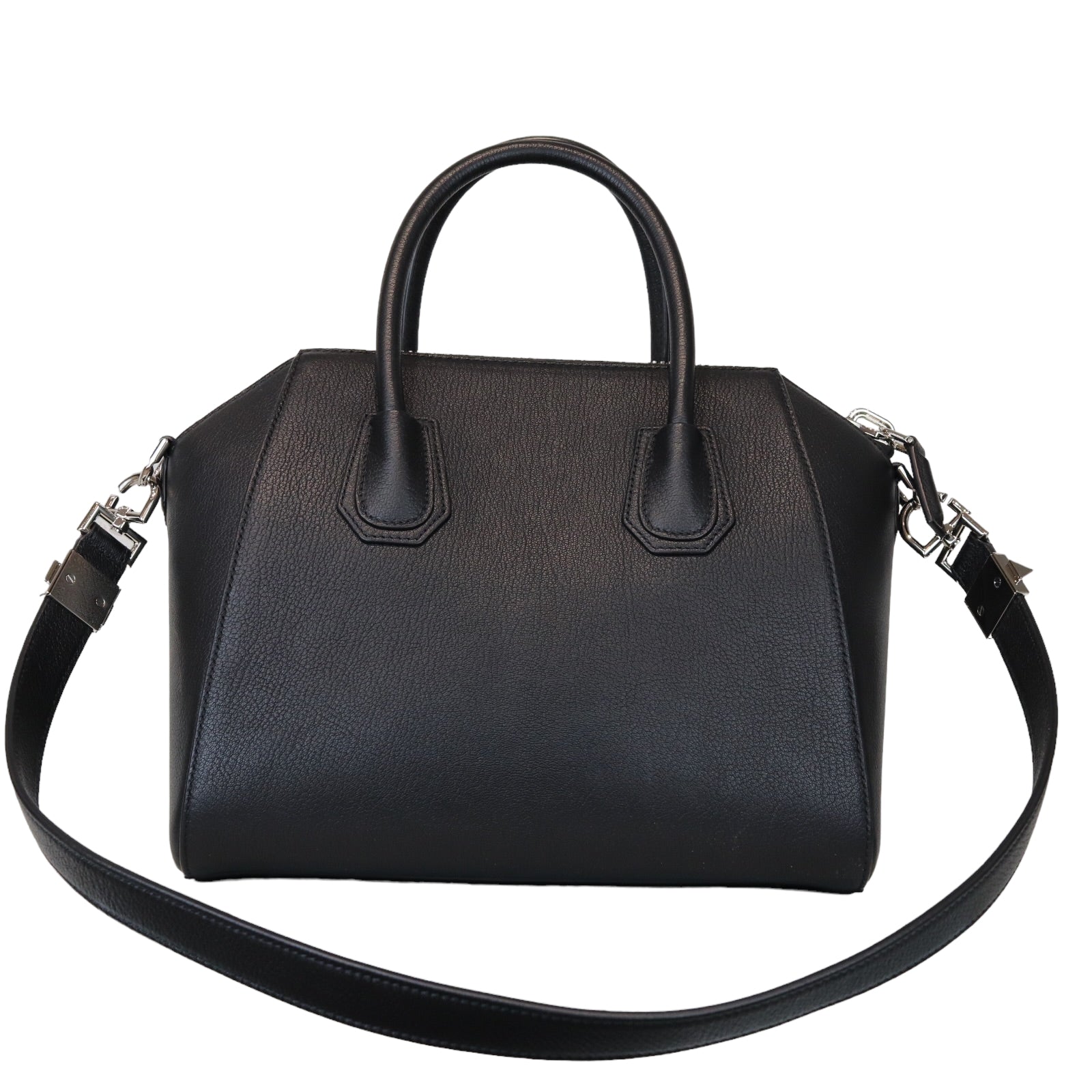 【GIVENCHY】 Black Leather Small Antigona Handbag Small Antigona bag in Box leather in - black | Givenchy US