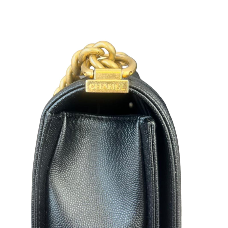 Boy Old Medium Caviar Black GHW