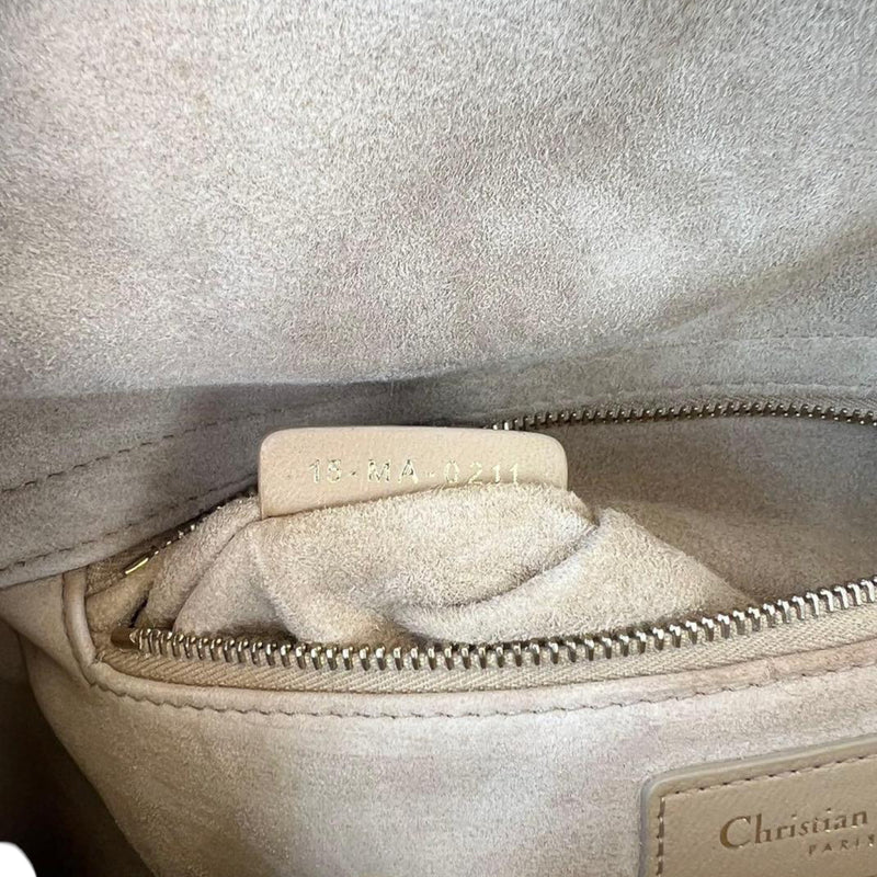 Lady Dior Medium Beige GHW