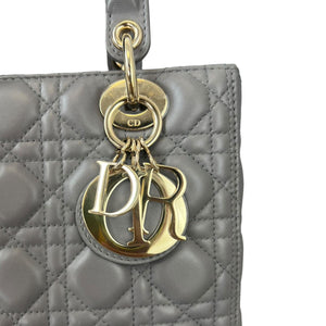 Lady Dior Medium Grey GHW