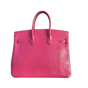 Birkin 25 Fuschia Chevre PHW