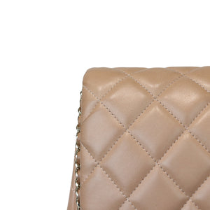 Timeless Clutch in Lambskin Leather Caramel LGHW