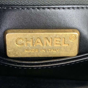 Python Coco Handle Small Flap Black GHW