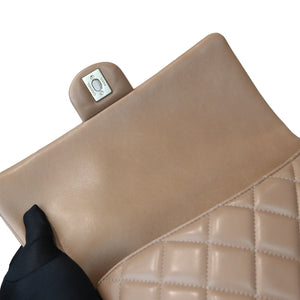 Timeless Clutch in Lambskin Leather Caramel LGHW